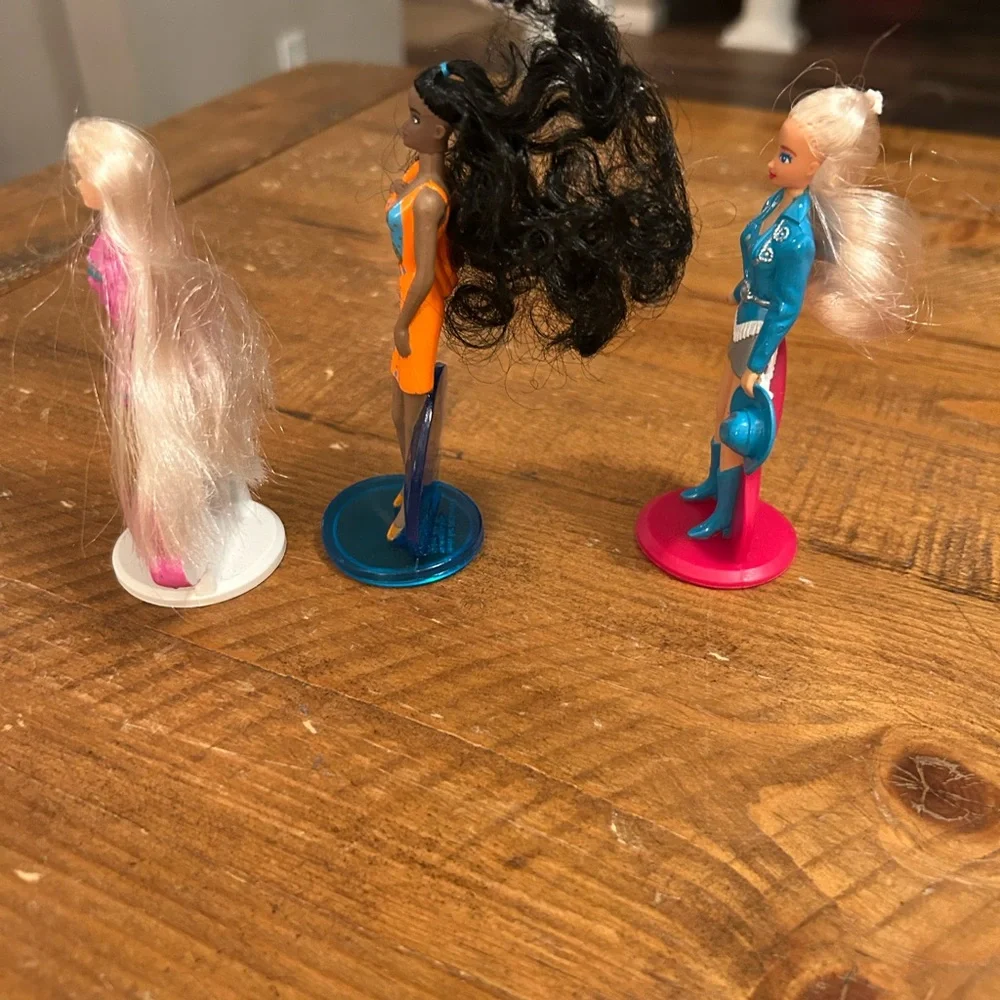 Bundle of 1994 Barbie McDonalds Happy Meals figurines as is